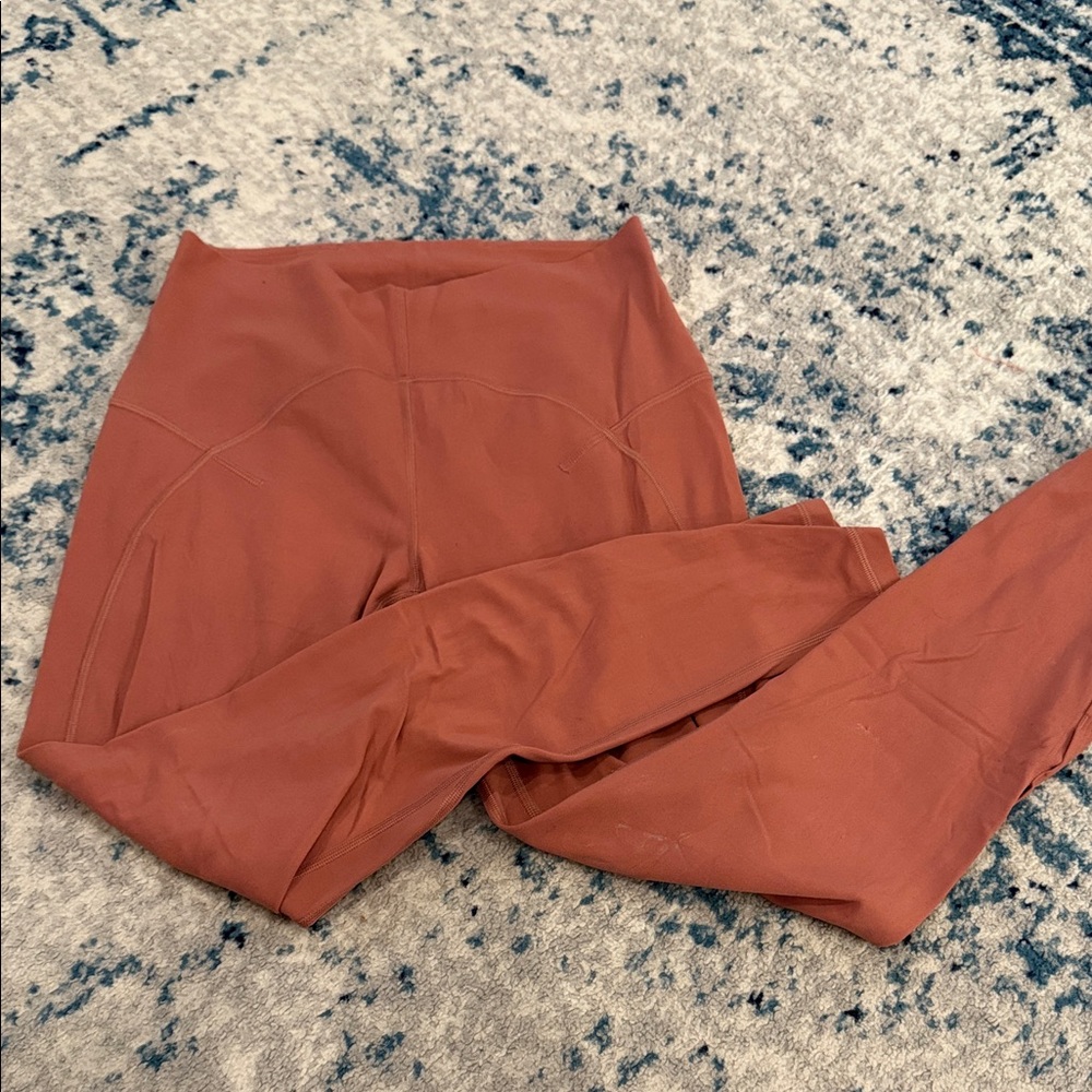 Lululemon Rust Orange Leggings